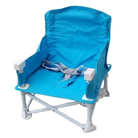 NEW Regalo Portable Unisex Multi-Functional Booster Seat w/Attachable Tray, Aqua - Picture 2 of 16